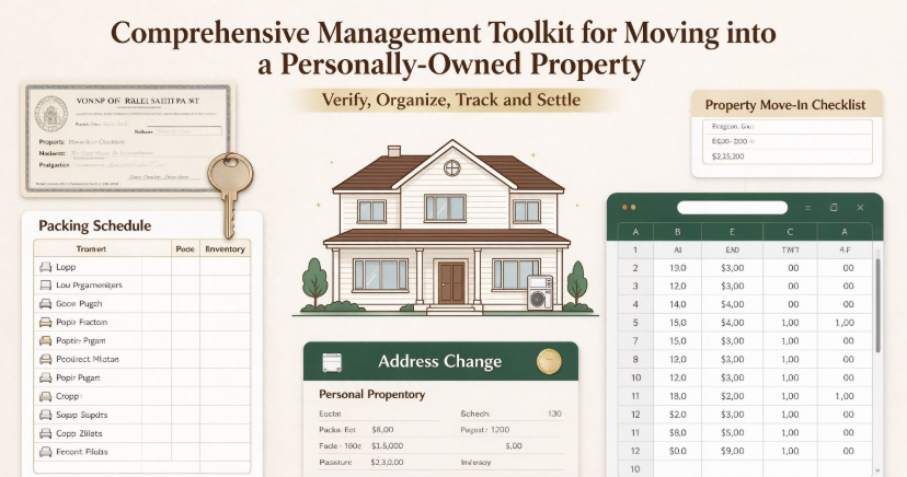 Comprehensive Management Toolkit for Moving into a Personally-Owned Property
