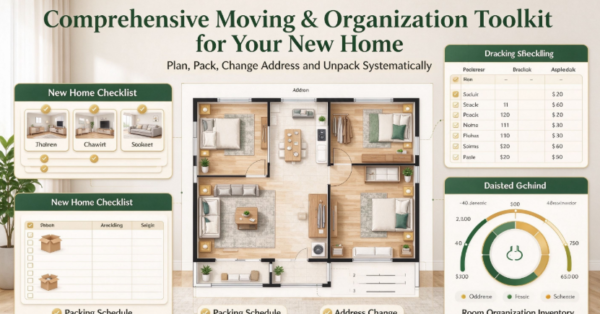 Comprehensive Moving & Organization Toolkit for Your New Home