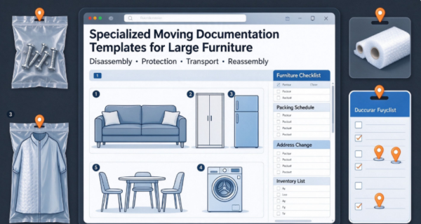 Specialized Moving Documentation Templates for Large Furniture