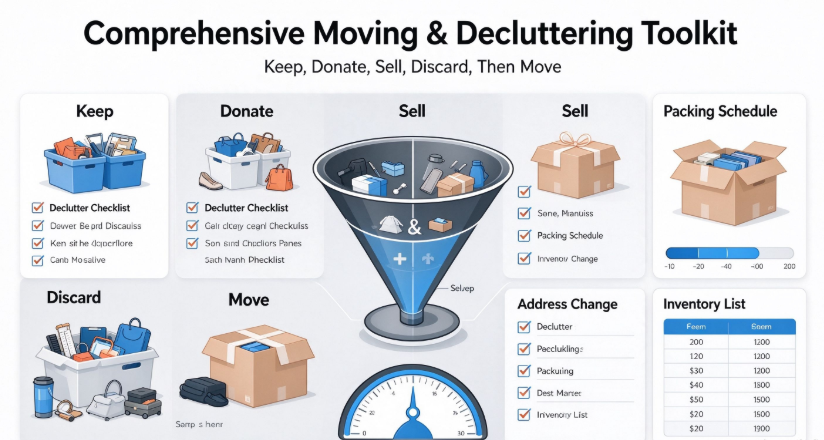 Comprehensive Moving & Decluttering Toolkit